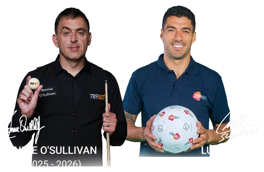 Ronnie O'Sullivan và Luis Suárez – Đại Sứ Thương Hiệu Chính Thức 789BET 2025-2026