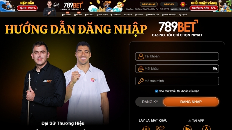 Hướng dẫn đăng nhập 789BET chi tiết và cách xử lý lỗi truy cập