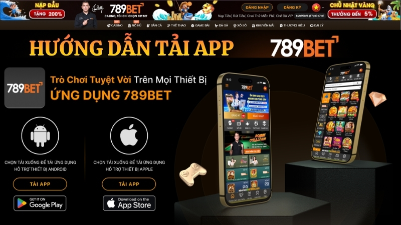 ải app 789BET: Hướng dẫn cài đặt ứng dụng cho Android và iOS